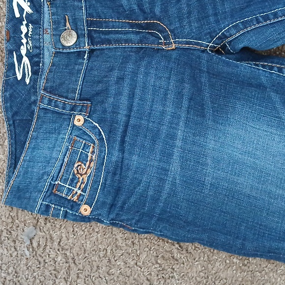 Seven7  denim bootcut jeans size 31 - Picture 3 of 15